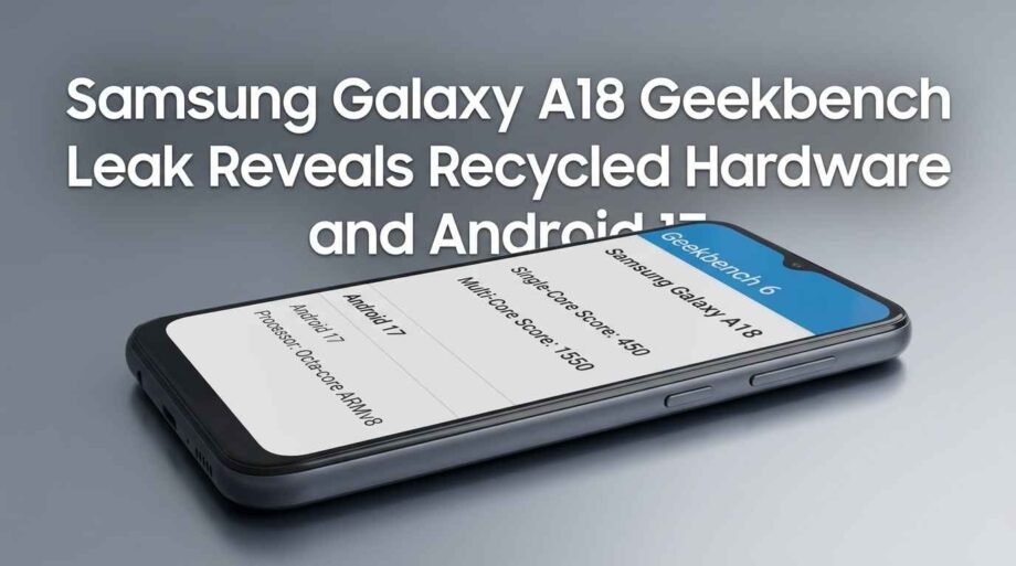 Samsung Galaxy A18 Geekbench Leak Reveals Recycled Hardware and Android 17 samsung-galaxy-a18-geekbench-leak-specs-android-17