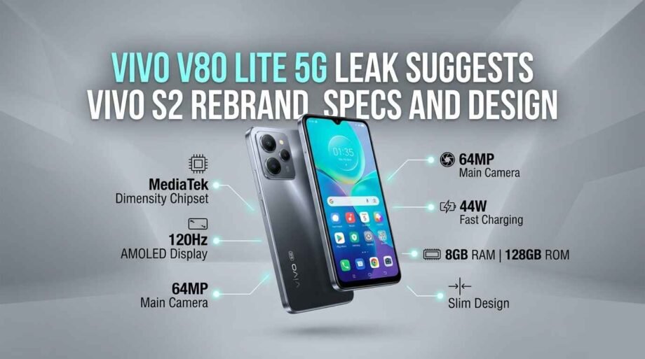 Vivo V80 Lite 5G Leak Suggests vivo S2 Rebrand, Specs and Design vivo-v80-lite-5g-leak-vivo-s2-rebrand