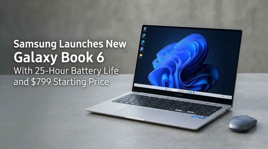 Samsung Launches New Galaxy Book 6 With 25-Hour Battery Life and $799 Starting Price samsung-galaxy-book-6-launch-price-specs